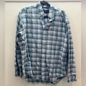 Long sleeve polo button down